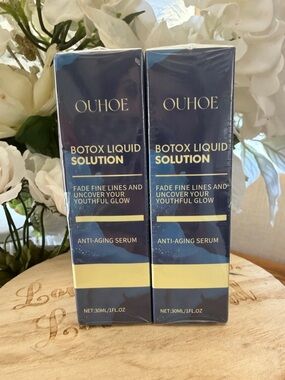 OUHOE Botox Liquid Solution Anti-Aging Serum LOT OF 2 NEW AND SEALED